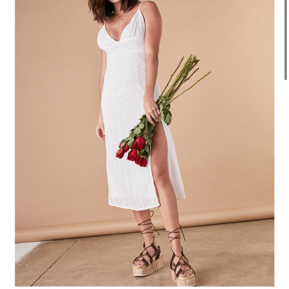 Valija gitana Maxi long white dress